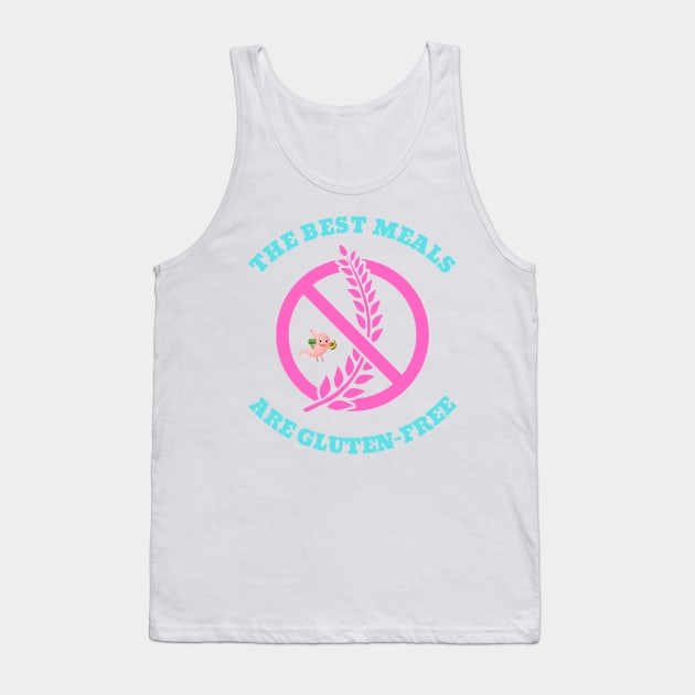 The Best Meals Are Gluten-Free PB Tank Top by MoonOverPines